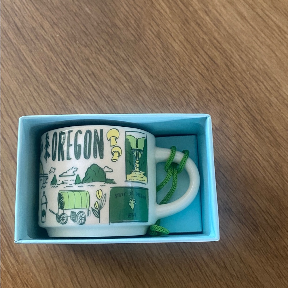 NWT Starbucks Been There Series Oregon Ceramic 2oz